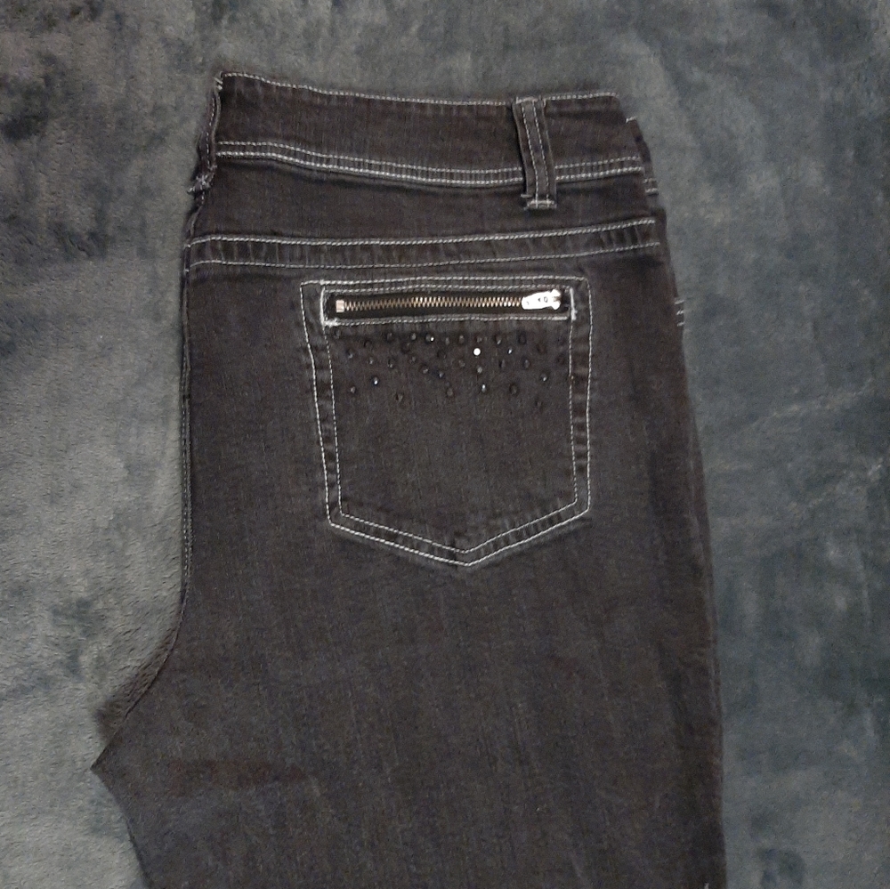 Metro Blues, Women Boot-Cut Black Jean's Size 18